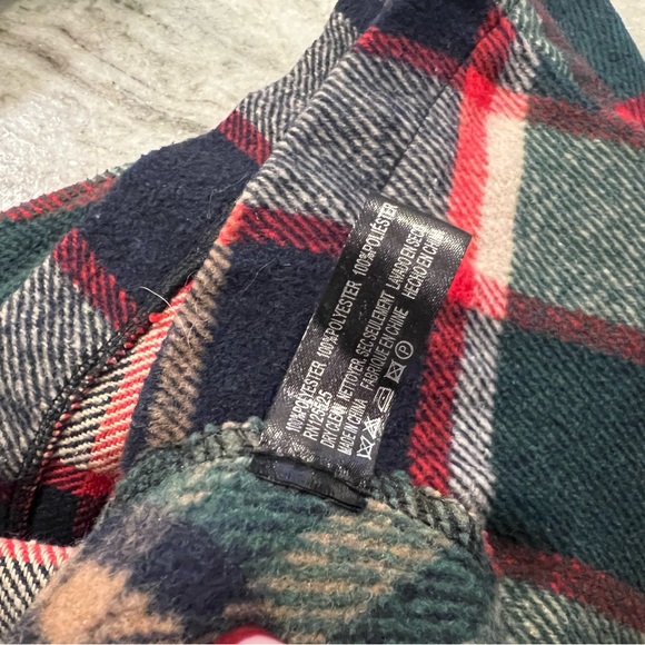 Plaid Hooded Toggle Cape - Picture 3 of 3